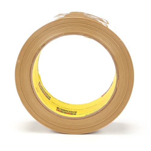 Ruban pour sceller les boîtes Scotch 375, Adh&eacute;sif Thermofusible, 3,1 mils, 48 mm (2") x 50 m (164') Consource