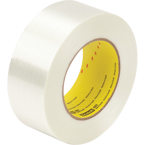 Scotch&reg; Filament Tape, 6 mils Thick, 12 mm (1/2") x 55 m (180')  Consource