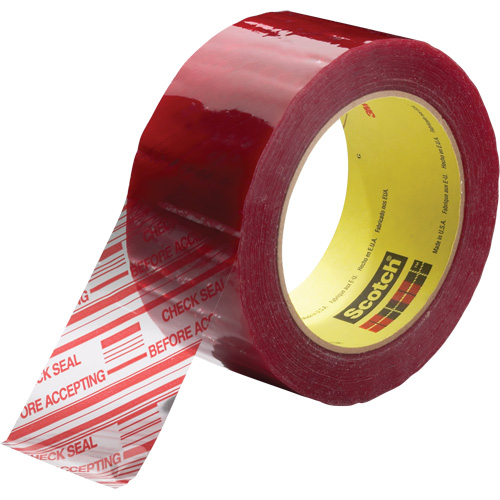 Scotch&reg; Security Message Box Sealing Tape 3779, Acrylic Adhesive, 1.8 mils, 48 mm (2") x 100 m (328') Consource