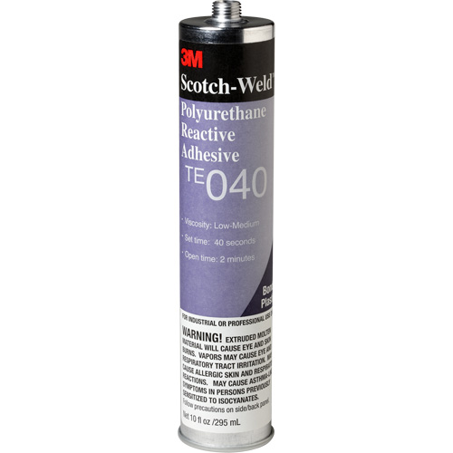 Scotch-Weld PUR Adhesive, 10 oz., Cartridge, Clear Consource
