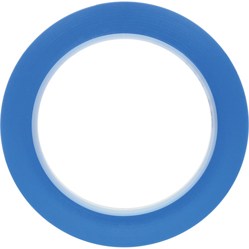 471 Vinyl Tape, 6 mm (1/4") W x 32.9 m (108') L, 5.2 mils, Blue Consource