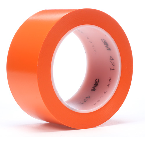 Ruban en vinyle 471, 19 mm (3/4") la x 32,9 m (108') lo, 5,2 mils, Orange Consource
