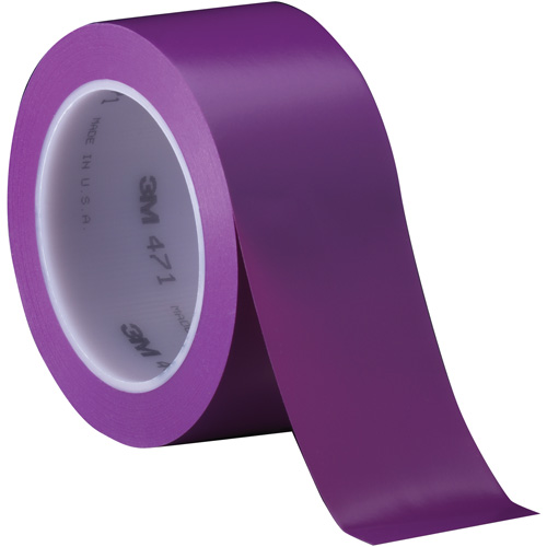 471 Vinyl Tape, 50.8 mm (2") W x 32.9 m (108') L, 5.2 mils, Purple Consource