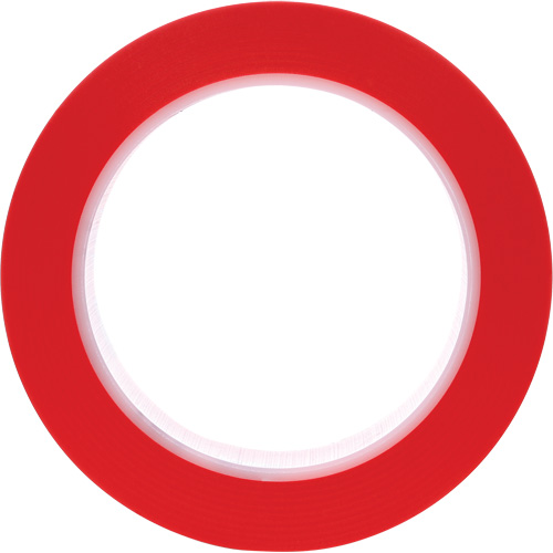Ruban en vinyle 471, 25,4 mm (1") la x 32,9 m (108') lo, 5,2 mils, Rouge Consource