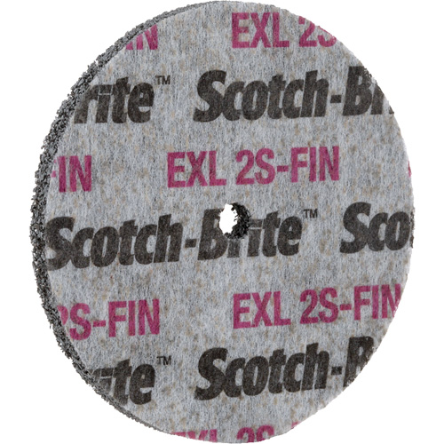 Scotch-Brite EXL Unitized Wheel, 3" x 1/2", 1/4" Arbor Consource
