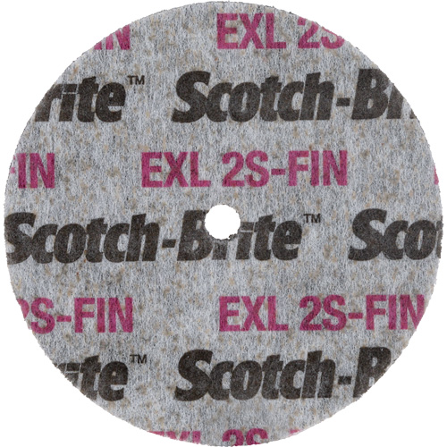 Scotch-Brite EXL Unitized Wheel, 3" x 1/2", 1/4" Arbor Consource