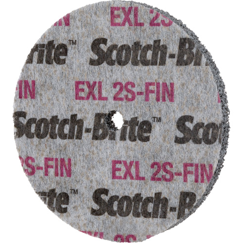 Scotch-Brite EXL Unitized Wheel, 3" x 1/2", 1/4" Arbor Consource