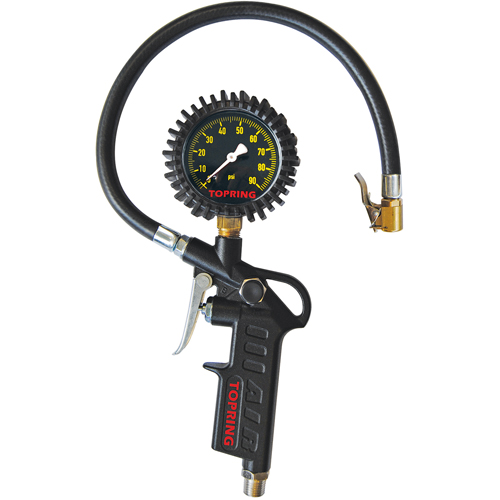Pistol Grip Dial Inflator Gauge Consource