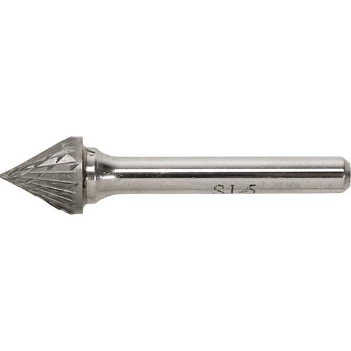 Solid Carbide Burr, SJ-3, 3/8" Dia., 1/4" Shank, 5/16" Depth of Cut Consource