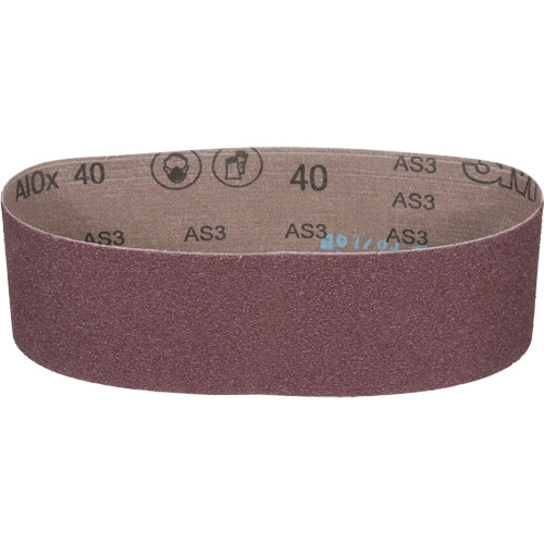 Cloth Belt 241D, 3" W X 24" L, Aluminum Oxide, 40 Grit Consource