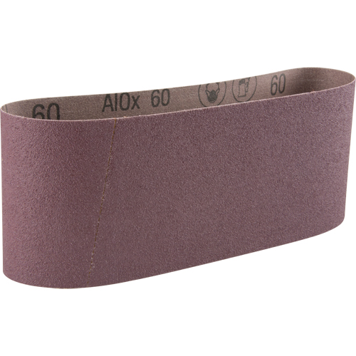 Cloth Belt 341D, 4" W x 24" L, Aluminum Oxide, 60 Grit Consource