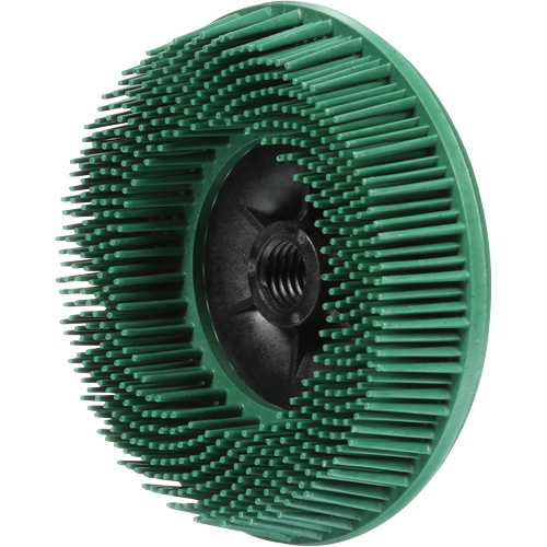 Disques radiaux bristle pour meuleuses angulaires Scotch-Brite, C&eacute;ramique, Grain 50, 4-1/2" dia. Consource