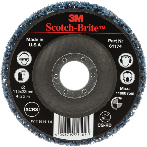 Scotch-Brite Clean & Strip Disc, 4-1/2" Dia., Extra Coarse Grit, Silicon Carbide Consource