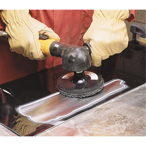 Homog&eacute;n&eacute;isation des surfaces - Disques de d&eacute;capage de rev&ecirc;tement Scotch-Brite, 4-1/2" dia., Grain Extra grossier Consource