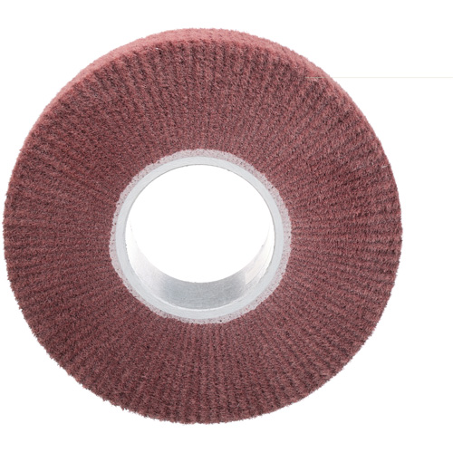 Brosse &agrave; lamelle de finition Scotch-Brite, Oxyde d'aluminium, Grain Tr&egrave;s fin, 8" x 2" x 3" Consource