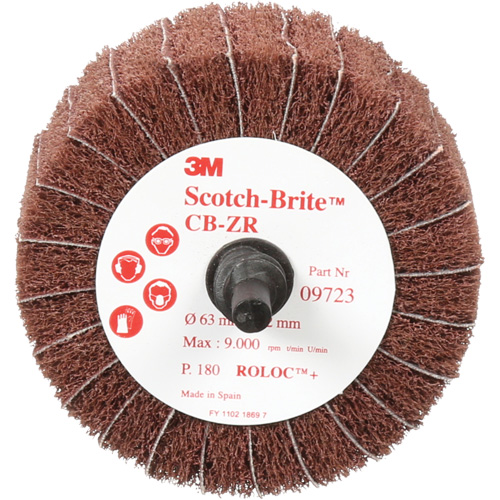 Disque combin&eacute; Scotch-Brite, 2-1/2" dia., Grain 180, Oxyde d'aluminium Consource