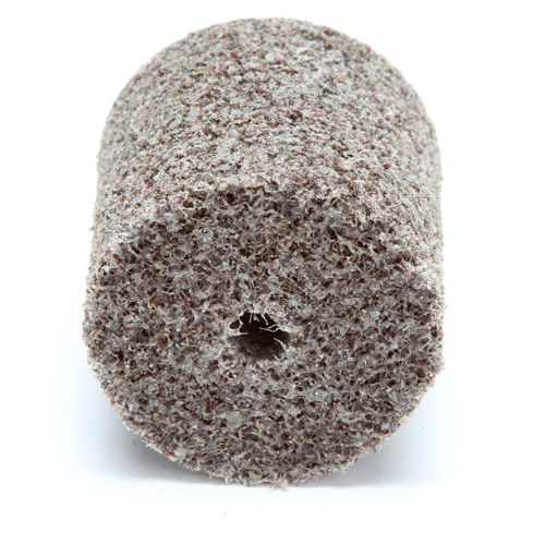 Scotch-Brite Cut & Polish Unitized Wheel, 1" x 1", 3/16"-7 Arbor, Medium Grit, Aluminum Oxide Consource