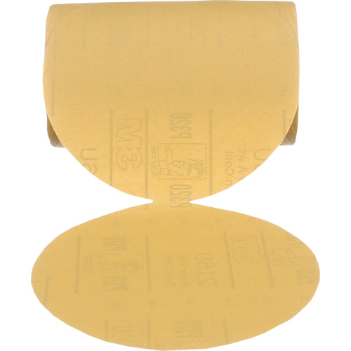 Disque dor&eacute; en rouleau Stikit, 6" dia., Grain P320, Oxyde d'aluminium Consource