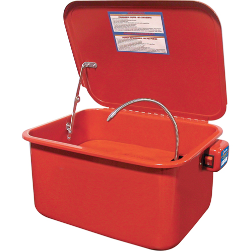 Bassins de nettoyage autorecyclants, Acier, 5 gal. Consource