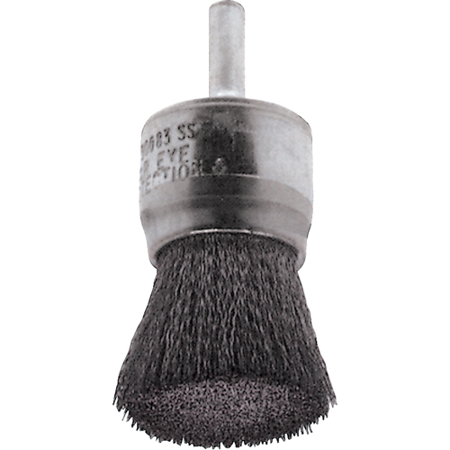 Crimped Wire End Brushes, 1/2", 0.0104" Fill, 1/4" Shank Consource