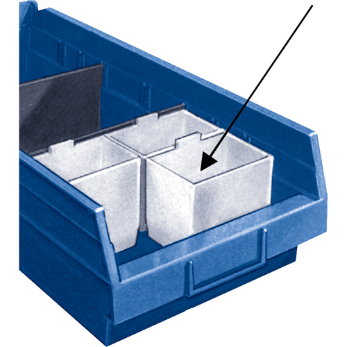 Bacs de rangement pour tablettes - Compartiments Consource
