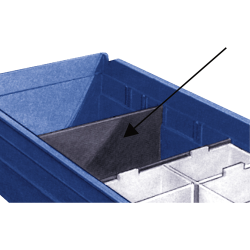 Bacs de rangement pour tablettes - Diviseurs Consource