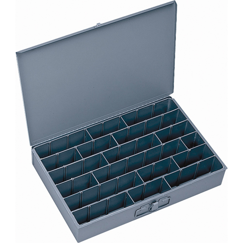 Compartment Scoop Boxes, 12" W x 18" D x 3" H, 17 Compartments Consource