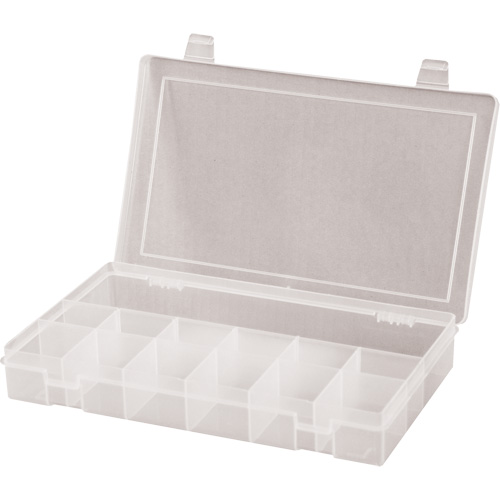 Compact Compartment Cases, 6.75" W x 11" D x 1.75" H, 13 Compartments Consource