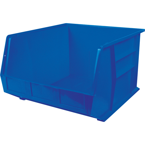 Bacs ultra empilable & suspendable, 16-1/2" la, 11" h x 18" p, Bleu Consource