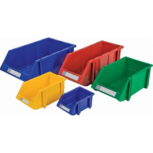 Stack & Hang Bin, 7-7/8" W x 7" H x 17-11/16" D, Red Consource
