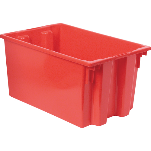 Stack & Nest Totes, 12" x 23.5" x 15.5", Red Consource