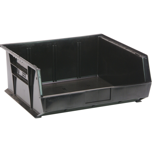 Environmentally Friendly Recycled Bin, 8-1/4" W x 7" H x 14-3/4" D, Black Consource