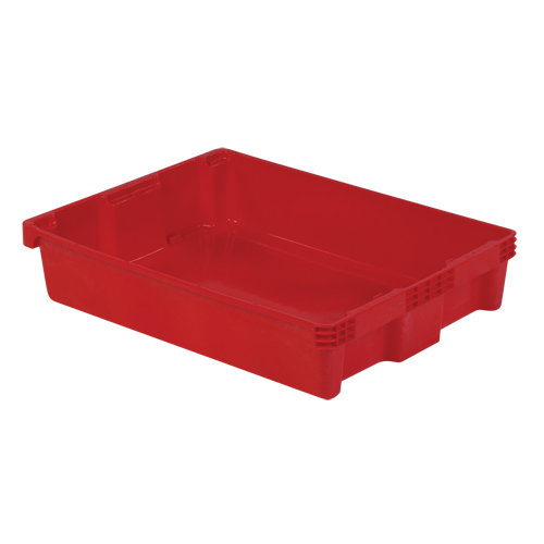 Contenants Stack-N-Nest Polylewton, 6,1" x 29,6" x 22,4", Rouge Consource