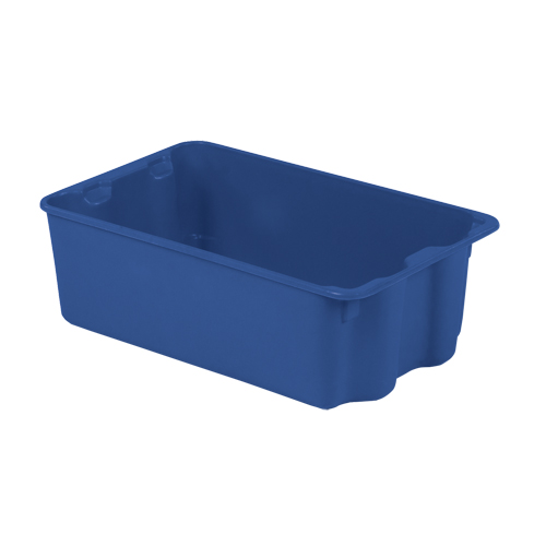 Contenants Stack-N-Nest Polylewton, 7,9" x 24" x 14,1", Bleu Consource