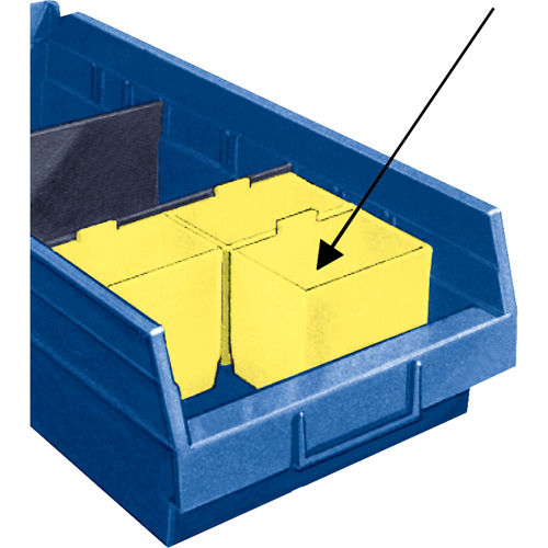 Bacs de rangement pour tablettes - Compartiments Consource