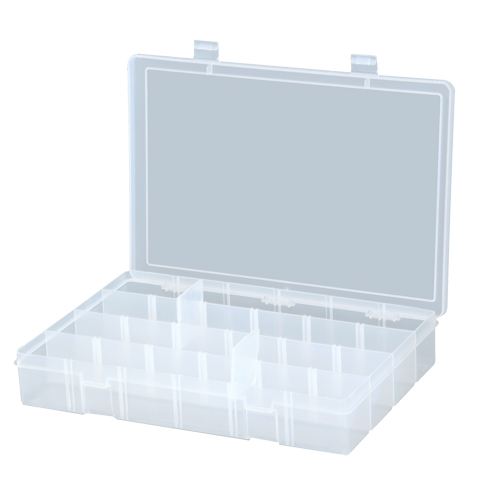Compact Compartment Cases, 13.125" W x 2.3125" D x 9" H, 24 Compartments Consource