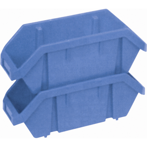 Boîtes &agrave; ramassage rapide "Quick Pick", 7" x 8,375" x 18,5", Bleu Consource