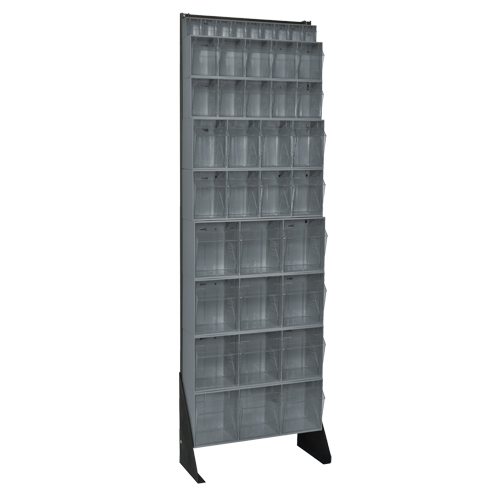 Support pour bacs basculants, 23-5/8" la x 8" p x 75" h, 36 tiroirs Consource