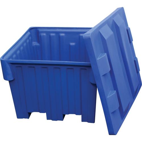 Nesting Forklift Bin, 42" W x 48" D x 30" H, Blue Consource