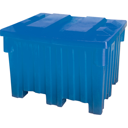 Nesting Forklift Bin, 42" W x 48" D x 30" H, Blue Consource