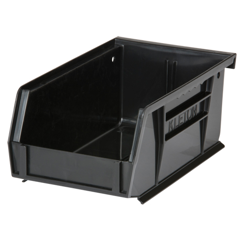 Stack & Hang Bin, 4-1/8" W x 3" H x 7-3/8" D, Black Consource