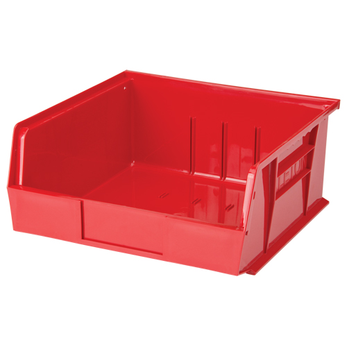 Bac empilable & &agrave; suspendre, 11" la, 5" h x 10-7/8" p, Rouge Consource