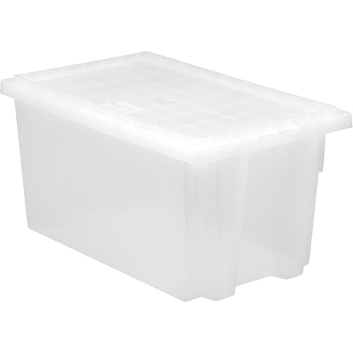 Contenant robuste Stack & Nest, 13" x 19,5" x 23,5", Transparent Consource