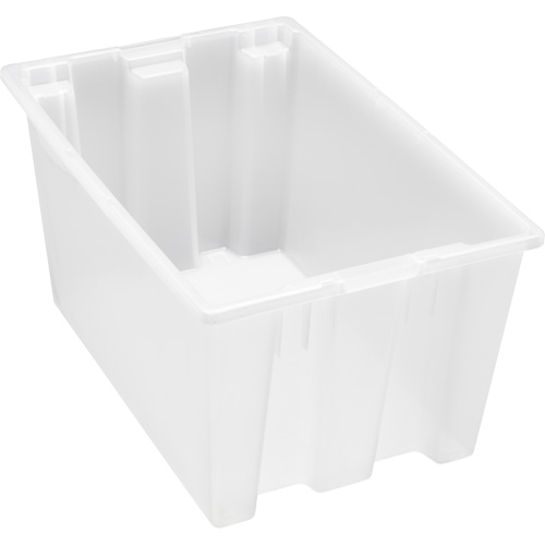 Contenant robuste Stack & Nest, 15" x 19,5" x 29,5", Transparent Consource