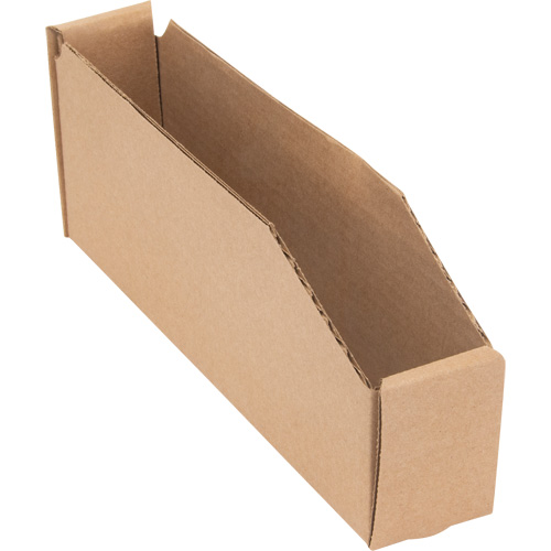 Boîtes profondes en carton ondul&eacute;, 1-15/16" la x 11-1/4" p x 4-1/2" h, Beige Consource