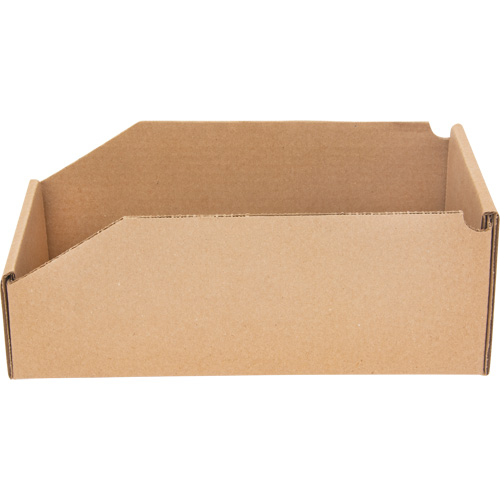 Boîtes profondes en carton ondul&eacute;, 5-3/4" la x 11-1/4" p x 4-1/2" h, Beige Consource