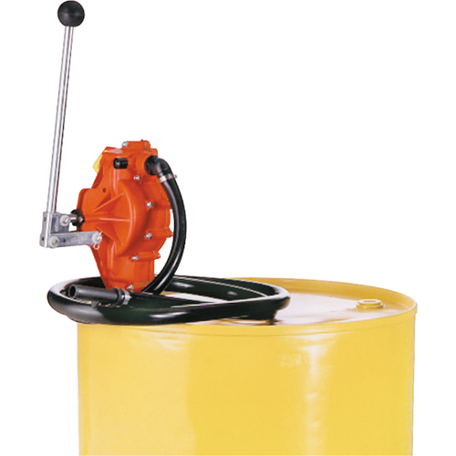 Transfer Pumps, Thermoplastic, 32 oz./Stroke, Fits 55 Gal./33 gal. Consource