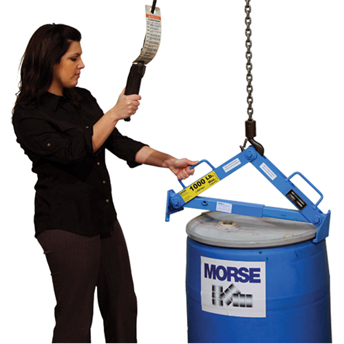 Drum Lifter, 30 - 85 US Gal. (25 - 70 Imperial Gal.), 1000 lbs./454 kg. Cap. Consource