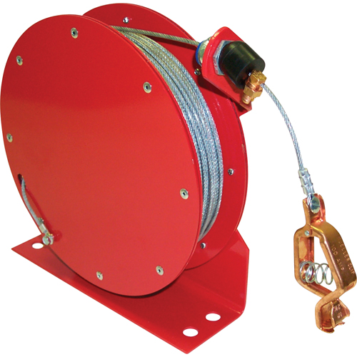 Retractable Grounding Wires, 50' Length, Heavy-Duty Consource