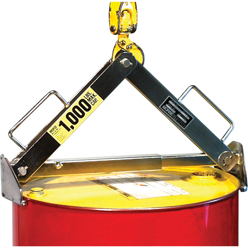 Drum Lifter, 30 - 85 US Gal. (25 - 70 Imperial Gal.), 1000 lbs./454 kg. Cap. Consource